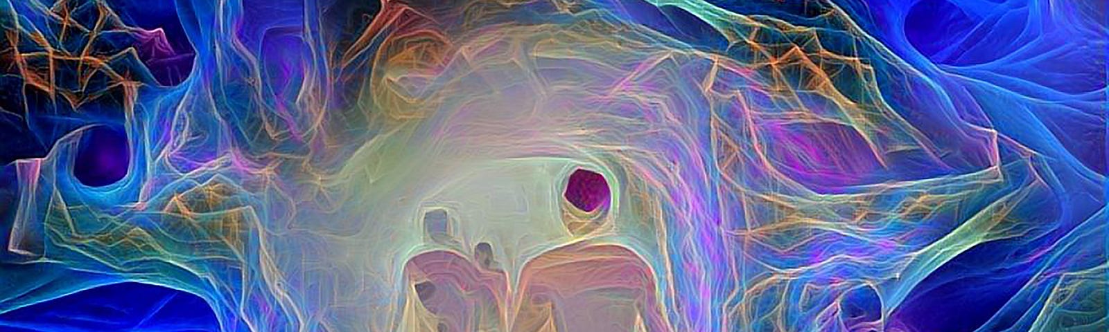 Image is titled “Souls Passing Through the Tunnel”