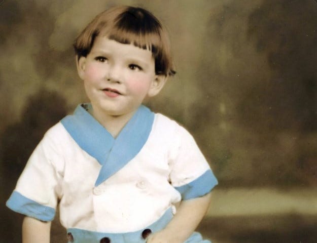 Young boy in early 1930s