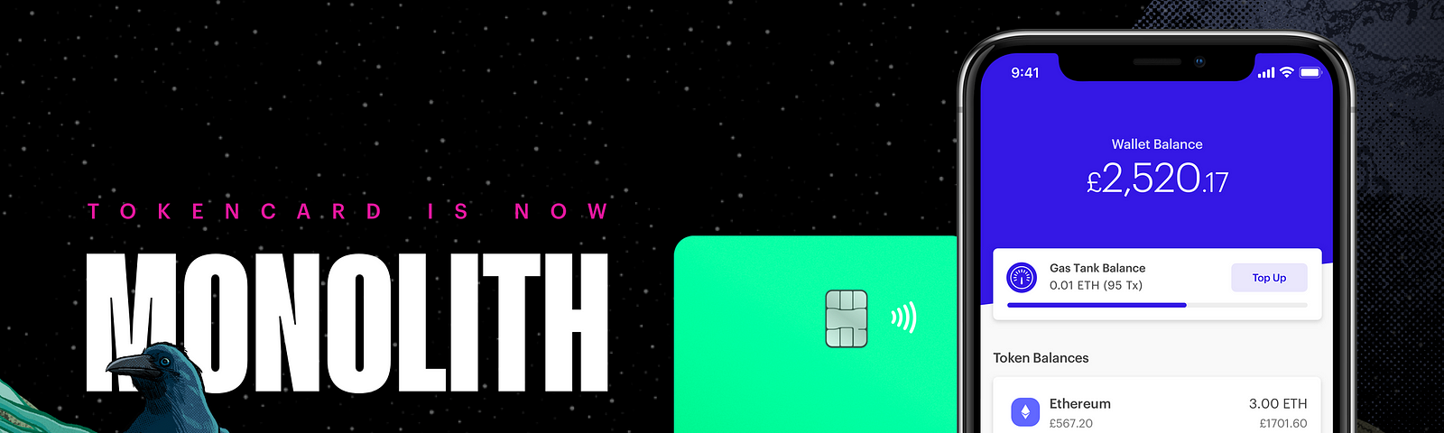 TokenCard is now Monolith — featuring the Monolith Visa Card and the app