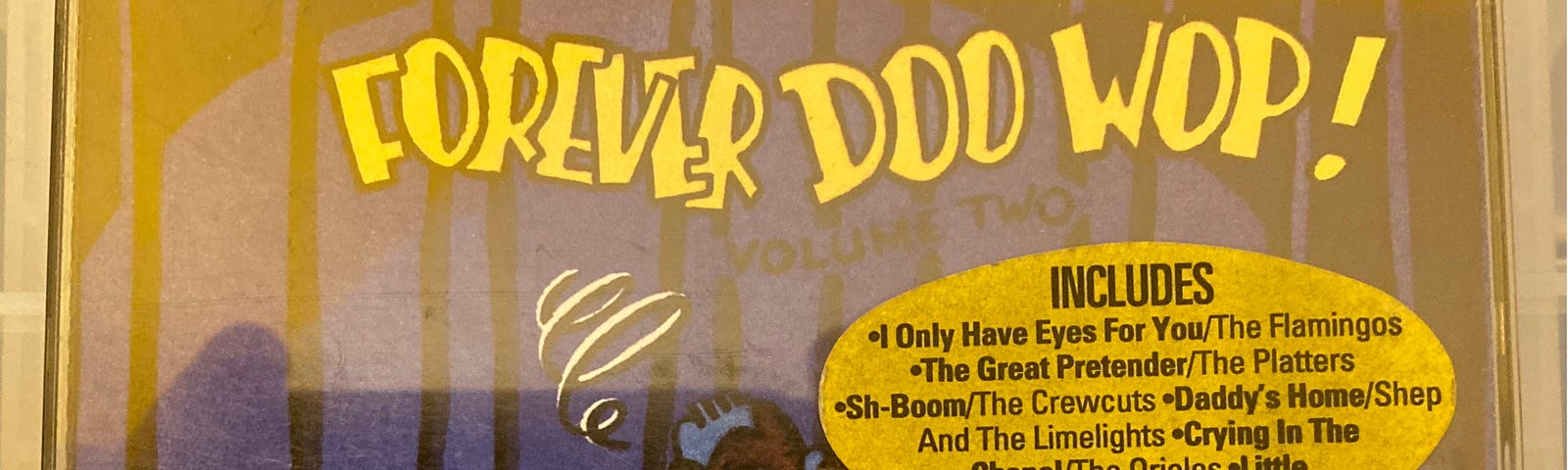 Author’s photo of their copy of the CD boxset Forever Doo Wop! volume two