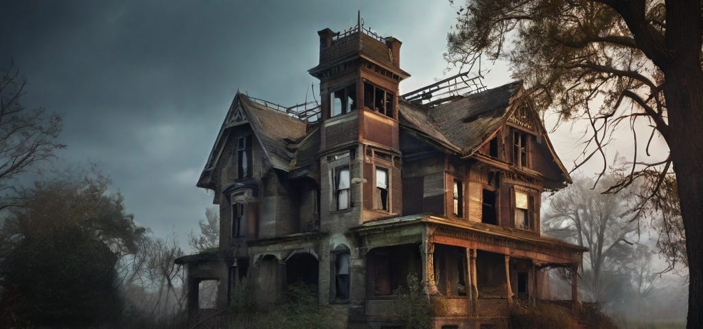 In the heart of the small town of Ravenswood stood an ancient mansion, its dilapidated exterior hiding a history steeped in mystery and fear.