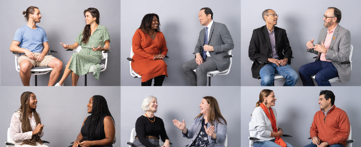 As part of its 100th anniversary, McCombs
invited StoryCorps producers to campus to record
stories from a cross section of the McCombs
community, capturing conversations between pairs
of people whose lives were touched by the
business school.