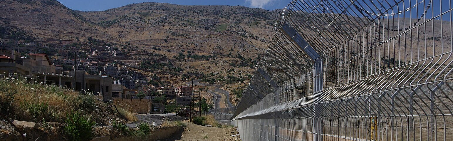 Majdal Shams border with Syria.