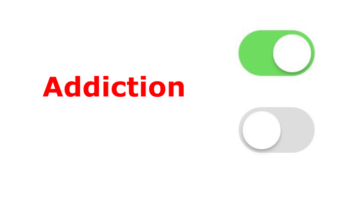 Notification toggle for tech addiction on or off techdetoxbox