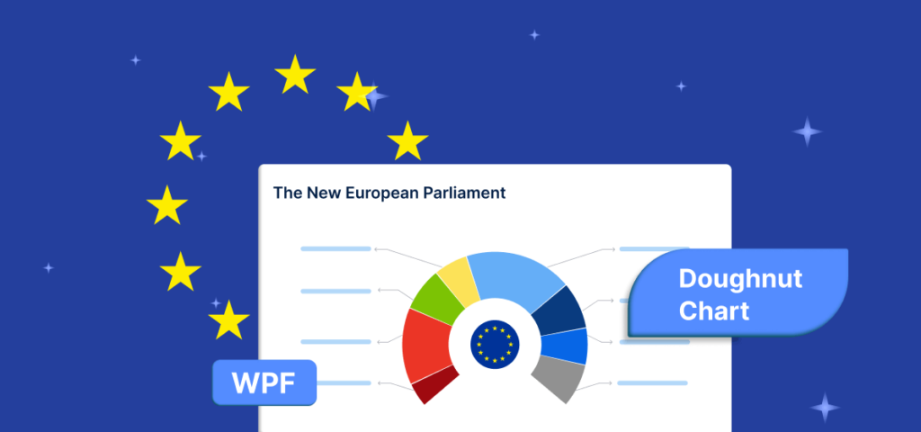 Chart of the Week: Creating a WPF Doughnut Chart to Visualize the New European Parliament’s Composition in 2024