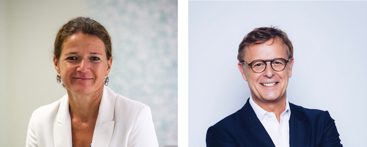 Isabelle Huault, Présidente du Directoire & Directrice Générale d’emlyon et Jean Eichenlaub, Président Qualium investissement