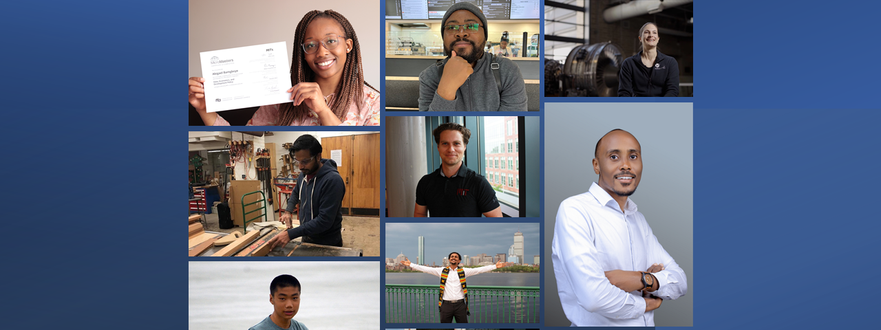 A collage of headshots of the learners in the story