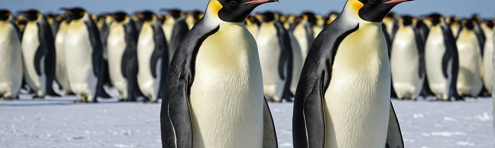 emperor penguins