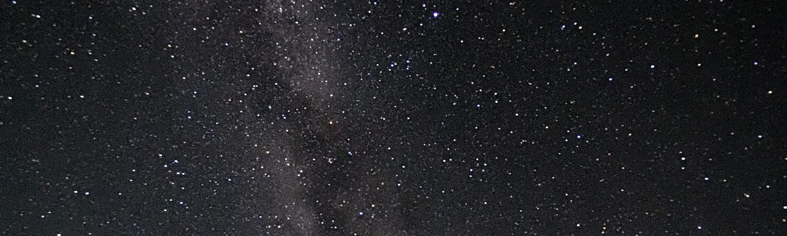 The Milky Way as seen from Traeth Llanddwyn, Anglesey, UK