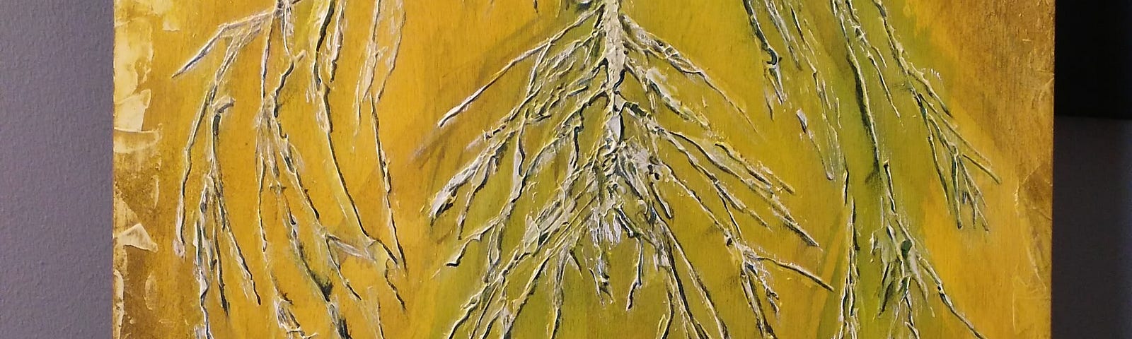 painting depicting a human nervous system