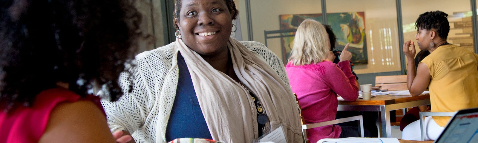 Shearon Roberts at Pardee RAND’s Faculty Leaders Program in July 2018. Photo by Diane Baldwin/RAND Corporation