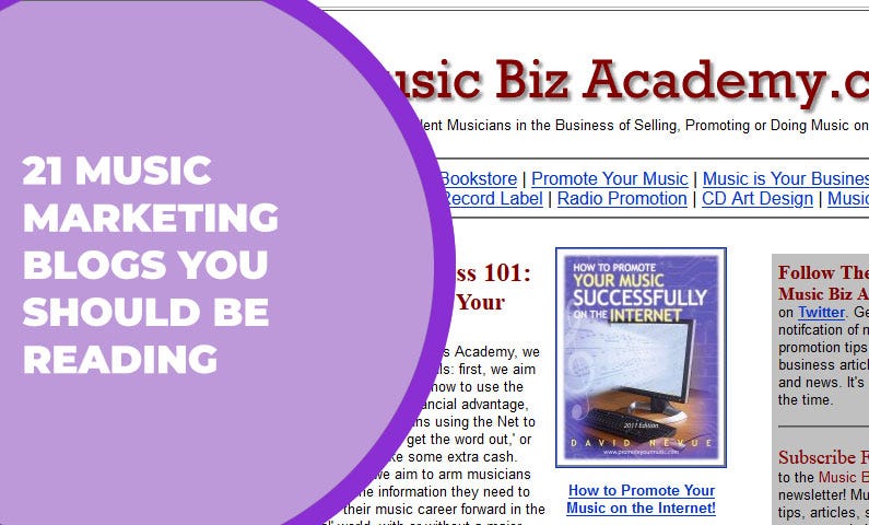 21 music marketing blogs you should be reading