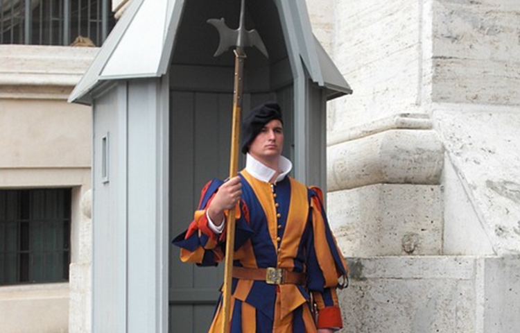 Photo of Vatican guard