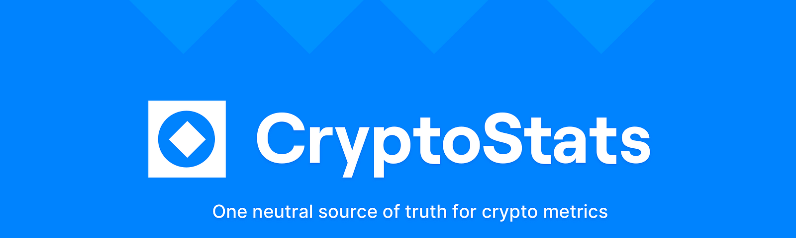 CryptoStats | One neutral source of truth for crypto metrics. Used by everyone, managed by the community.