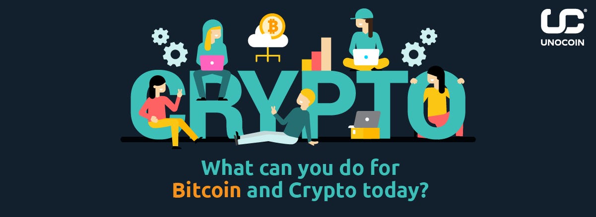 What can you do for bitcoin and crypto today?