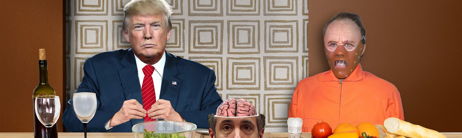 Trump and Hannibal Lecter dine on Michael Cohen