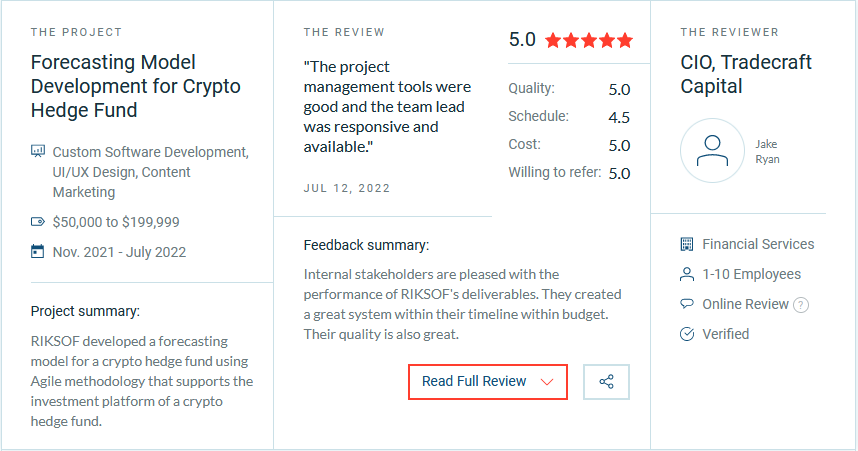 RIKSOF Acquires a Brand-New Review on Market Research Platform