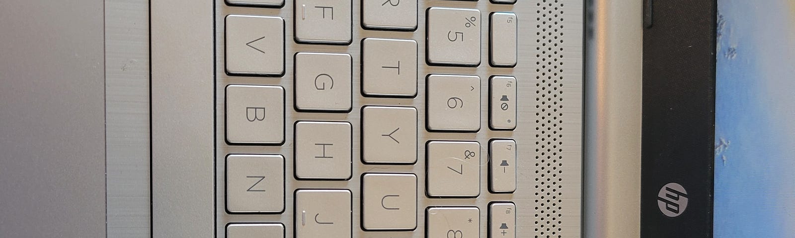 Grey key board
