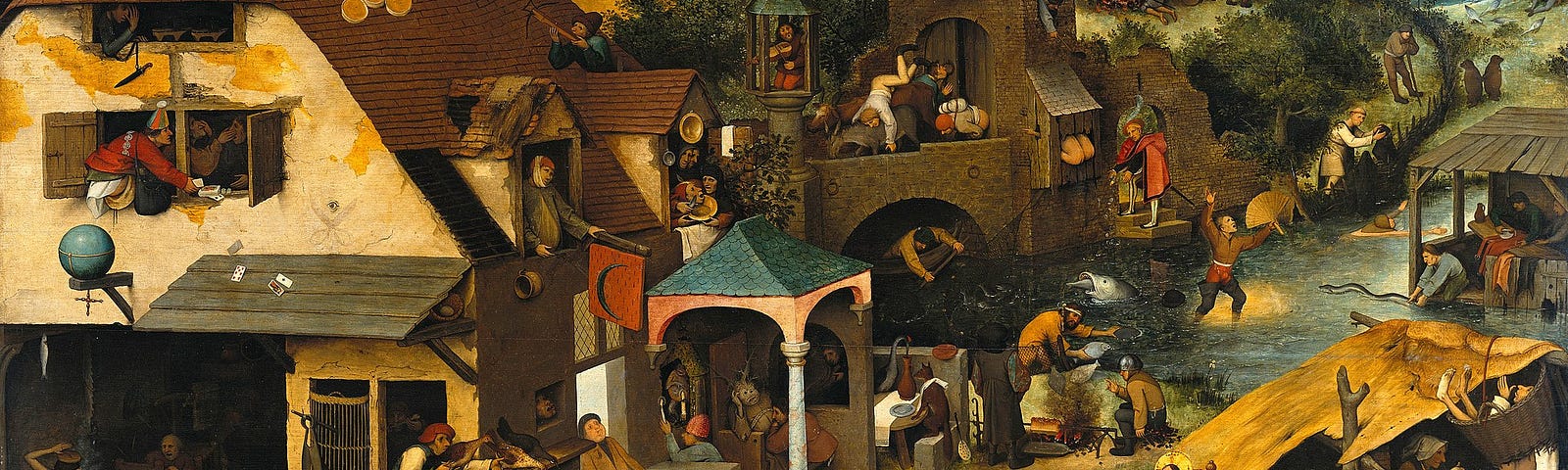 Do you see the hidden God? The Holy Spirit slips into the picture — often unnoticed — so he sneaks into many familiar films and stories where you least expect to see him, including the 2022 Elvis film, Star Wars, Star Trek and the Wizard of Oz. Above: Netherlandish Proverbs (The Blue Cloak) by Pieter Bruegel the Elder (1525–1569) via Google Art Project and Wikimedia Commons.