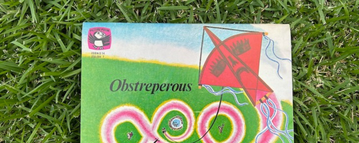 “Obstreperous” by Ted Greenwood against a background of actual grass