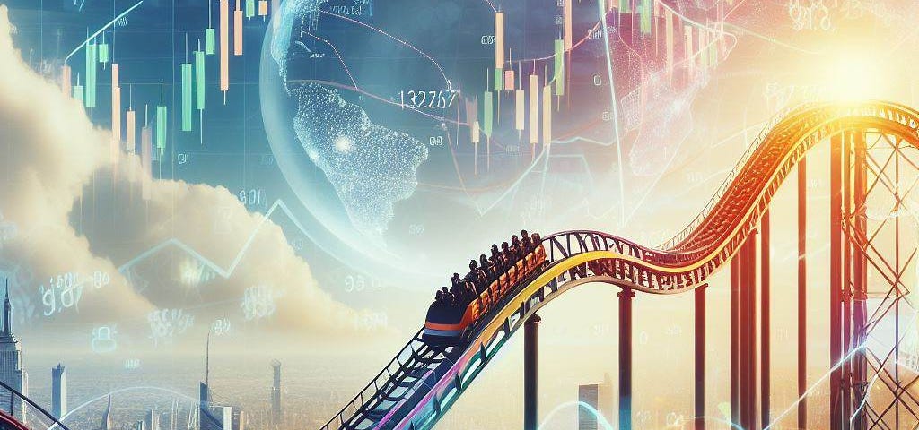 The crazy stock market rollercoster.