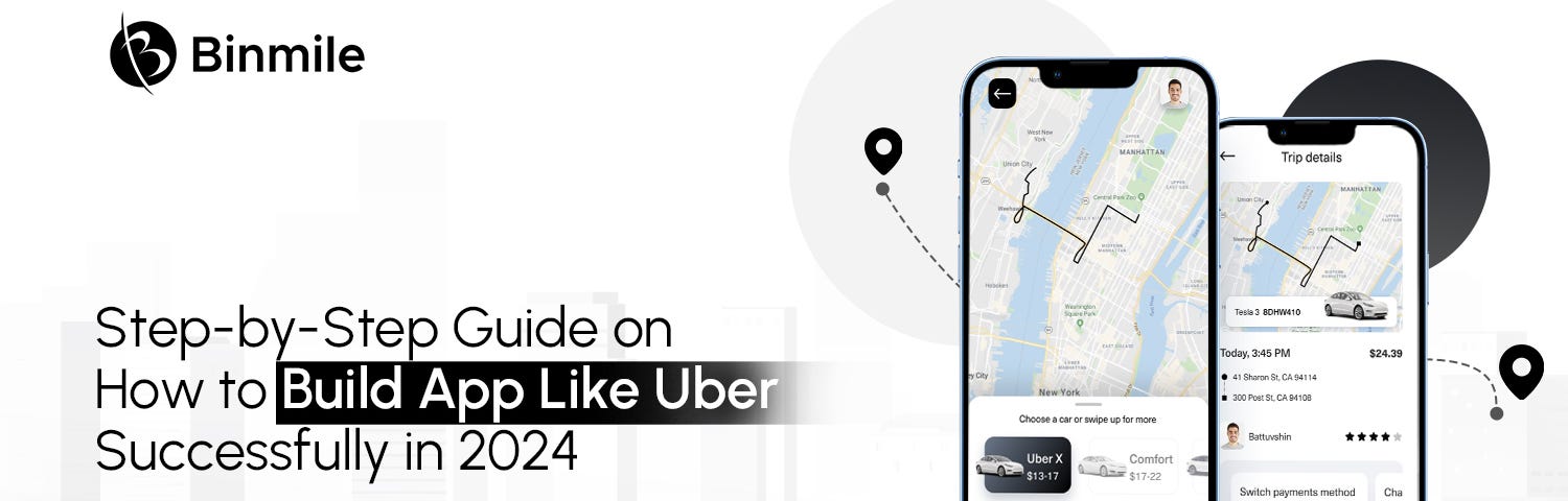 Development Guide to App Like Uber | Ride Sharing App Development