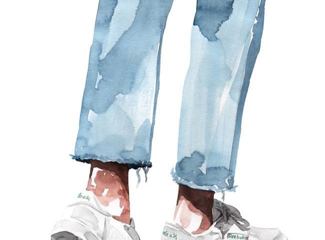 His shoes are in motion. They shuffle between anxiety and uncertainty