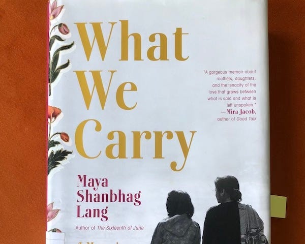 Book cover What We Carry