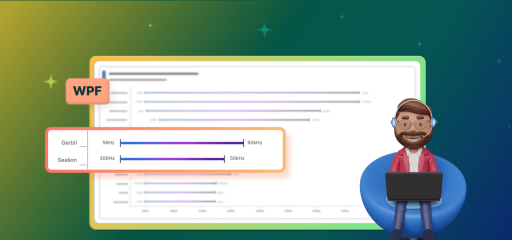 Chart of the Week: Creating a WPF Range Bar Chart to Visualize the Hearing Range of Living Beings