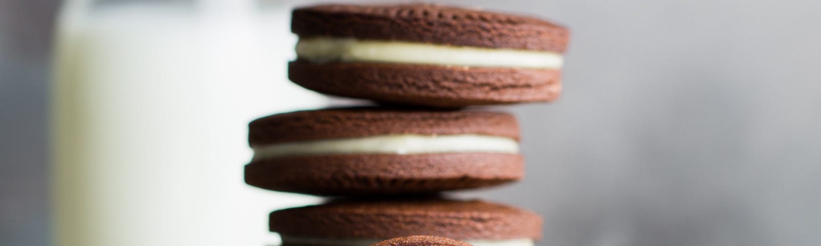 Chocolate biscuits with robot model embossed, in a story about shop hoarding during COVID-19 pandemic.