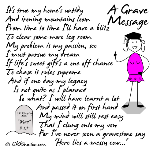A Grave Message by GK Kingsley