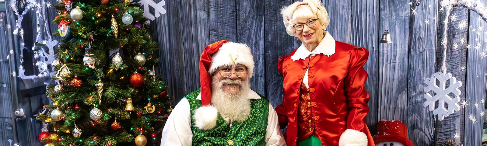 Santa and Mrs. Claus.