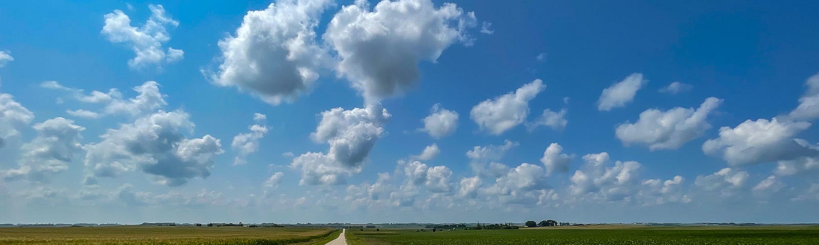 Two miles of gravel road connected paved roads during a 100-mile century ride in Southeastern Minnesota. © 2021 Randy Runtsch