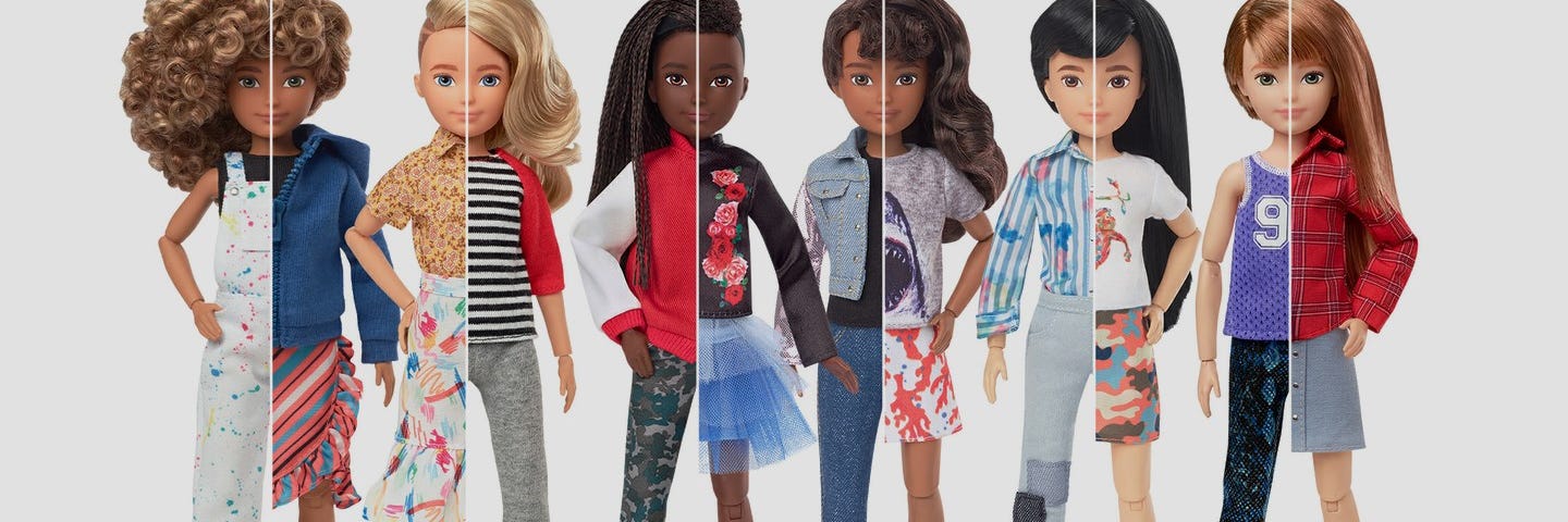 Gender non-conforming barbies