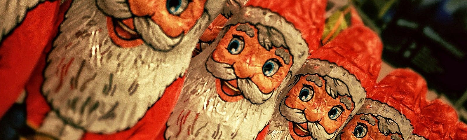 Chocolate Father Christmas Santas