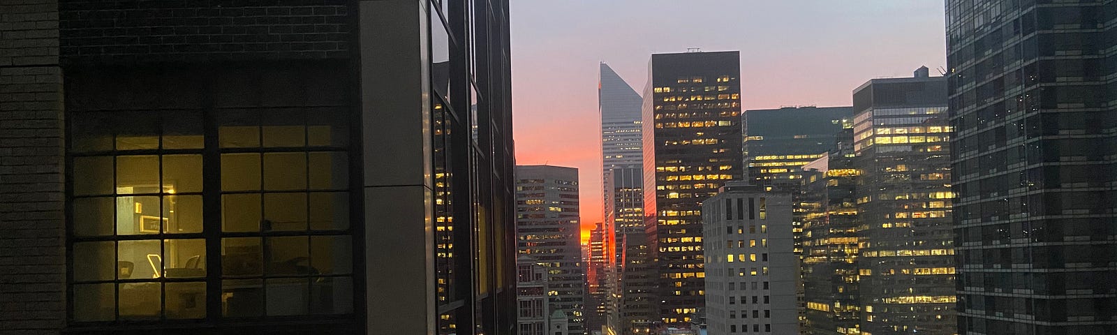 Midtown NYC as seen from the 28th Floor of the Warwick Hotel