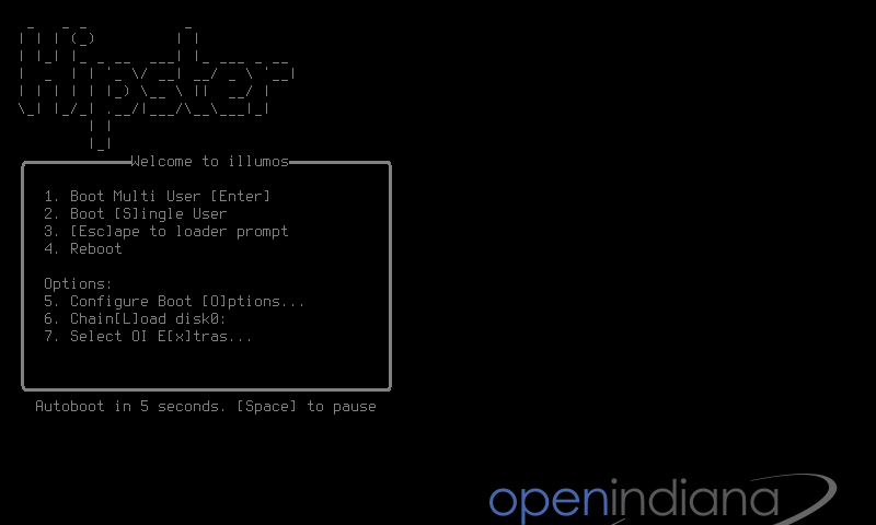 openindiana hipster screenshot