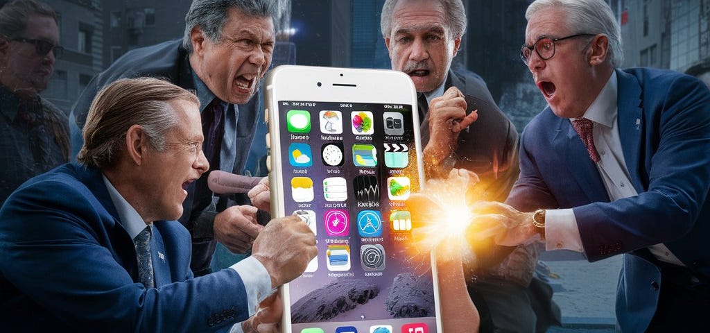 Members of the united states government are furiously attacking an iPhone because they can’t understand why the smartphone is so loved and popular