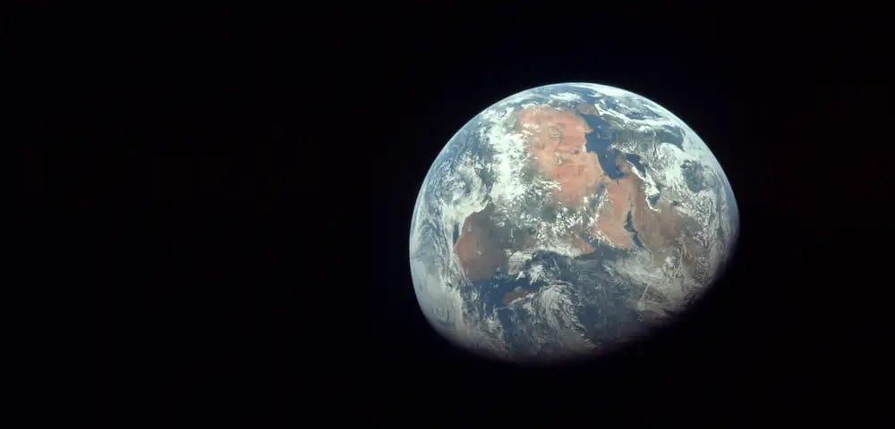 NASA’s first picture of the earth from space