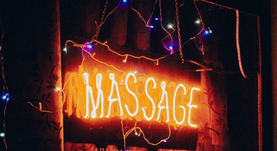 Massage Place Image by Photo by Guillaume Didelet on Unsplash for Medium blog
