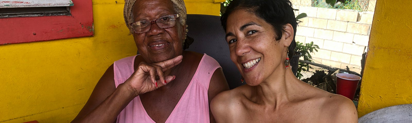 Loíza, Puerto Rico, Puerto Rican Bomba Icon Raquel Ayala, Cultural Journalist Lola Rosario Aponte, beautiful Afro-Boricua women