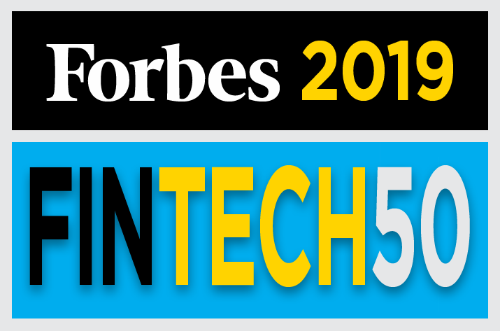 Forbes 2019 FinTech50 banner