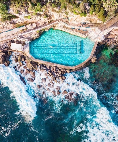 Bronte Beach oceanside pool sydney australia