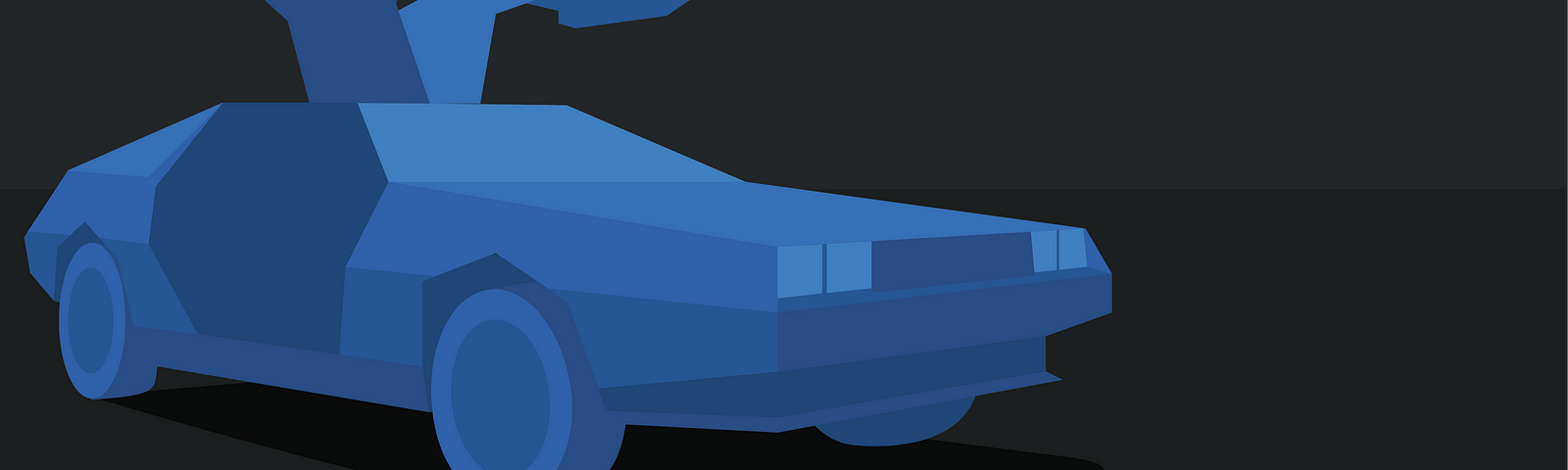 Tangram Flex The Future of Secure Software Delorean Illustration