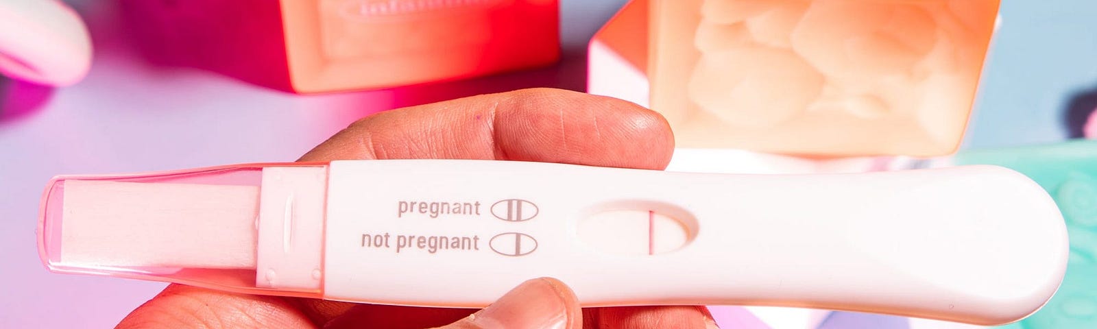 A pregnancy test.