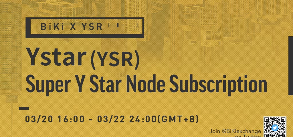BiKi Ystar Subscription!
