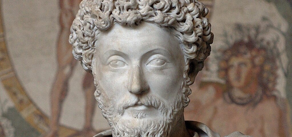 Bust of Marcus Aurelius (reign 161–180 CE).