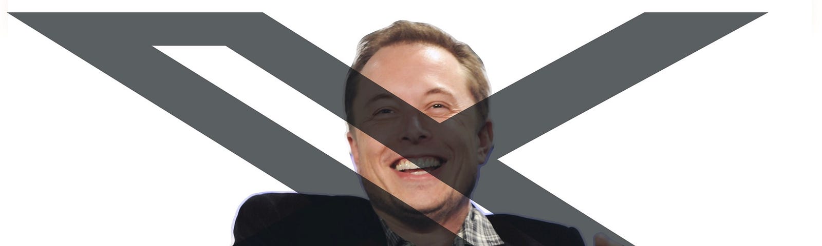 IMAGE: An image of an smiling Elon Musk on the logo of the talent show The X Factor, and with the X substituted by the X (formerly Twitter) logo