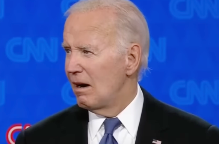 Screenshot of Biden’s mouth agape