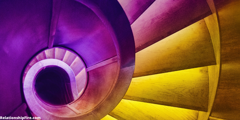 Colorful winding staircase — I Tried Sex Hypnosis — Here’s What Happened